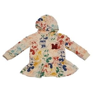 Disney Mickey Mouse Hooded Girls Sweatshirt 2T